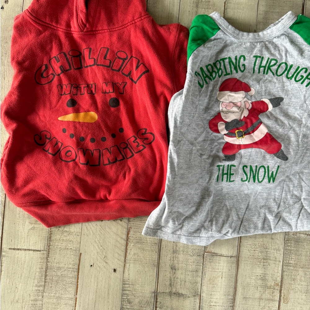 Adorable winter hoodie (4)and long sleeve shirt(5)